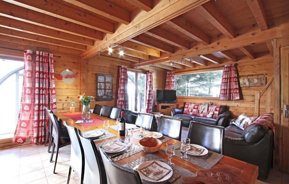 Holiday in mountain resort Chalet le Ponton - Les 2 Alpes - Dining area