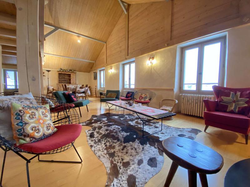 Holiday in mountain resort 5 room mezzanine apartment 8 people (002) - Chalet le Pré Joli - Praz sur Arly - Living room