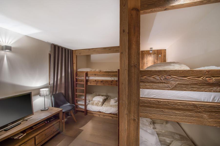 Holiday in mountain resort 6 room quadriplex chalet 10 people - Chalet le Refuge - Méribel - Bedroom