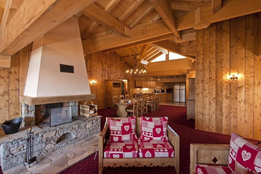 Каникулы в горах Апартаменты 7 комнат  12-14 чел. - Chalet le Refuge la Rosière - La Rosière - Салон