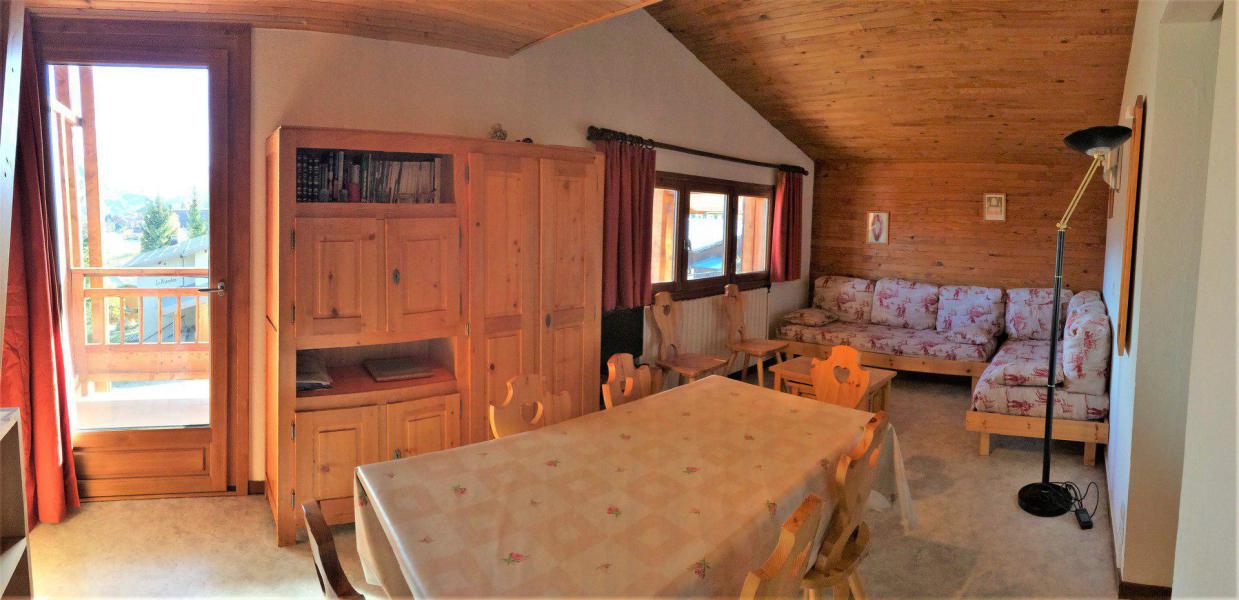 Vakantie in de bergen Appartement 2 kamers mezzanine 6 personen (2) - Chalet Le Rocail - La Toussuire - Woonkamer