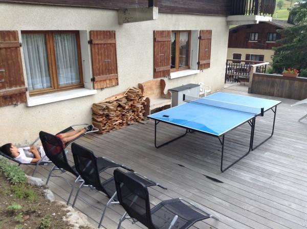 Urlaub in den Bergen 4-Zimmer-Appartment für 8 Personen - Chalet le Rocher - Le Grand Bornand - Terrasse