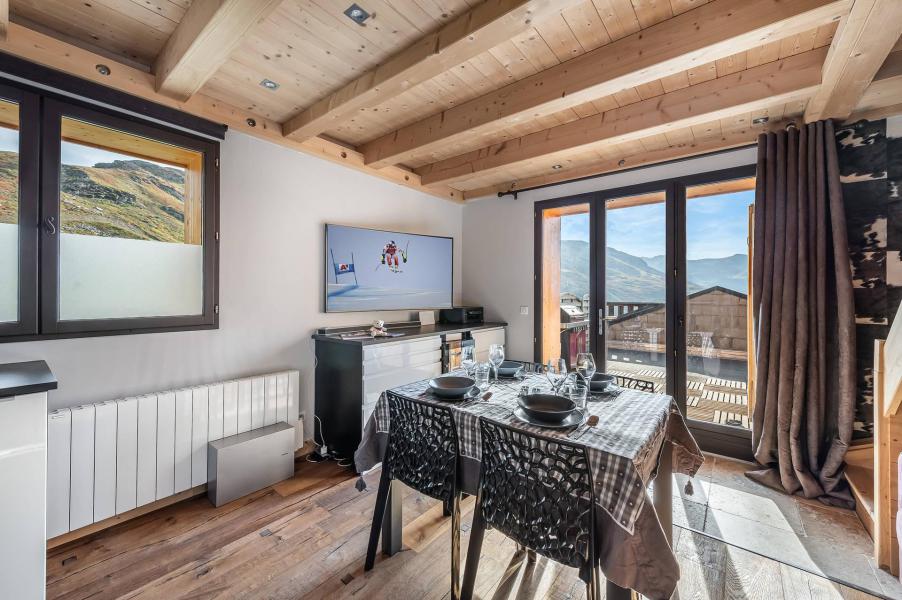 Vakantie in de bergen Appartement duplex 3 kamers 4 personen (ROCHER DE THORENS) - Chalet le Rocher - Val Thorens - Woonkamer