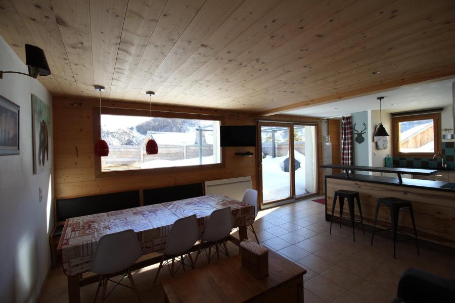 Vakantie in de bergen Chalet 3 kamers 6 personen (1) - Chalet le Tatihou - Valloire - Woonkamer