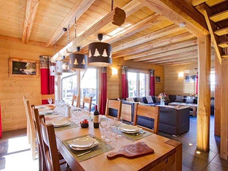 Holiday in mountain resort 7 room chalet 14 people - Chalet Le Telemark - Les 2 Alpes - Living room