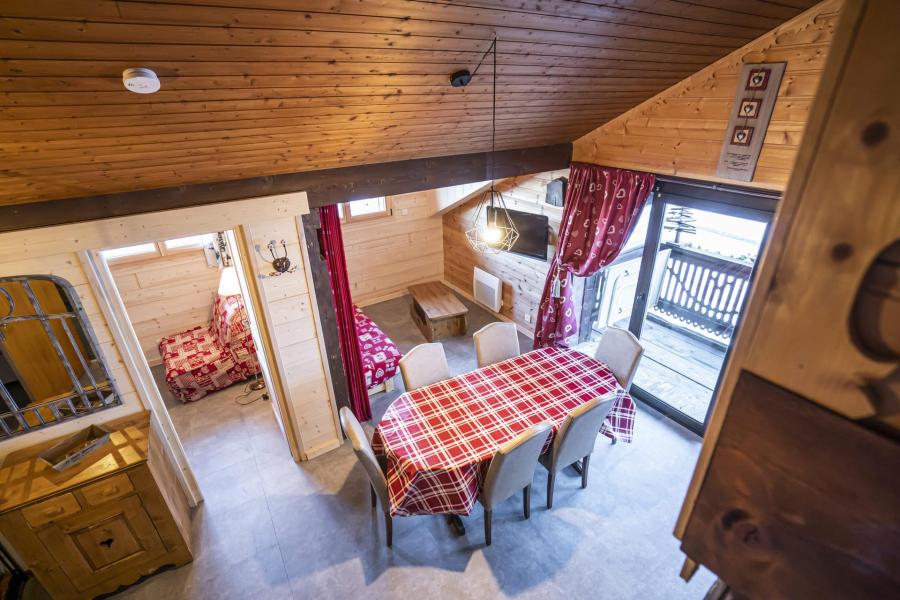 Urlaub in den Bergen 3-Zimmer-Appartment für 7 Personen (1) - Chalet le Vieux Four - Châtel - Wohnzimmer