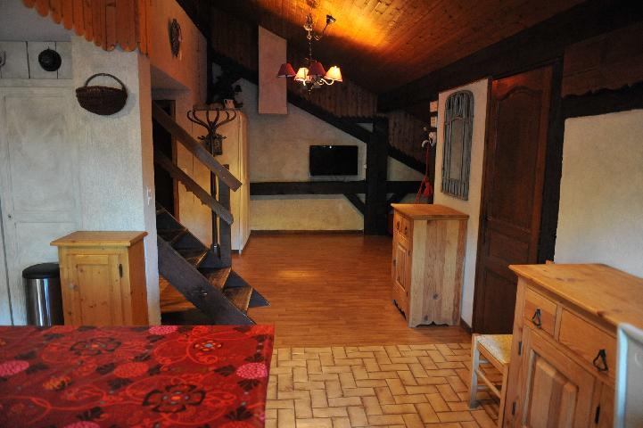 Urlaub in den Bergen 3-Zimmer-Appartment für 7 Personen (2) - Chalet le Vieux Four - Châtel - Wohnzimmer