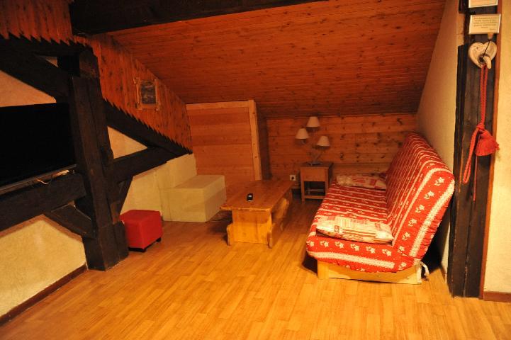 Urlaub in den Bergen 3-Zimmer-Appartment für 7 Personen (4) - Chalet le Vieux Four - Châtel - Wohnzimmer