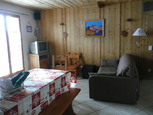 Urlaub in den Bergen 5-Zimmer-Appartment für 8 Personen (2E) - Chalet les Aiguilles - Valloire - Wohnzimmer