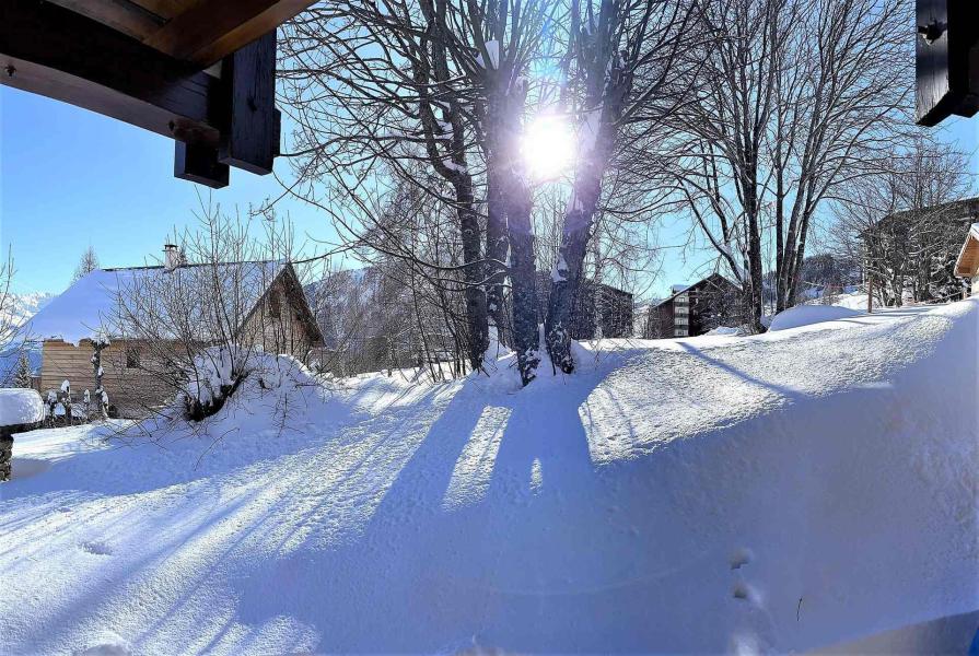 Каникулы в горах Апартаменты 3 комнат 4 чел. - Chalet les Airelles - Le Corbier - Балкон