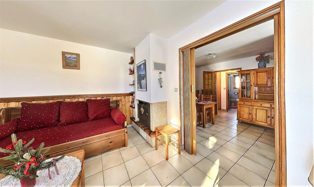 Urlaub in den Bergen 3-Zimmer-Appartment für 4 Personen - Chalet les Airelles - Le Corbier - Wohnzimmer