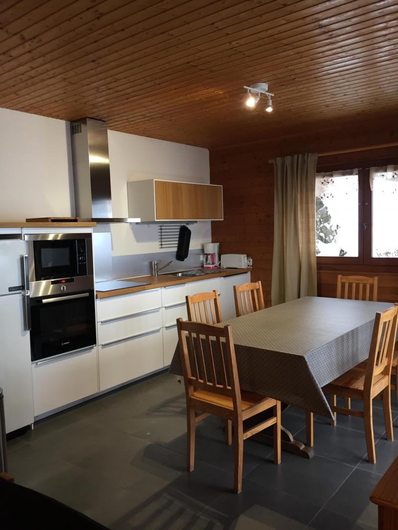 Urlaub in den Bergen 3-Zimmer-Appartment für 6 Personen - Chalet les Barbules - Châtel - Kochnische
