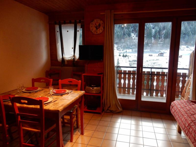 Vakantie in de bergen Appartement 3 kamers 6 personen (1) - Chalet les Bouquetins - Châtel - Woonkamer