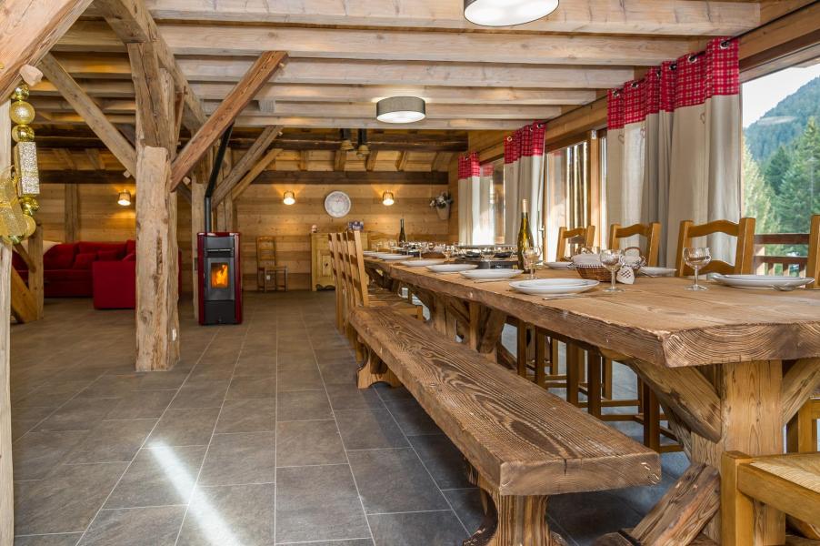 Vakantie in de bergen Appartement 8 kamers 14 personen - Chalet les Bucherons - Châtel - Woonkamer