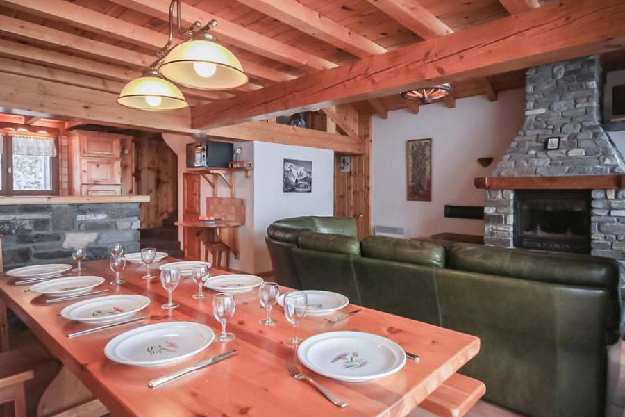 Urlaub in den Bergen 6 Zimmer Chalet für 10 Personen - Chalet les Digitales - La Rosière - Wohnzimmer