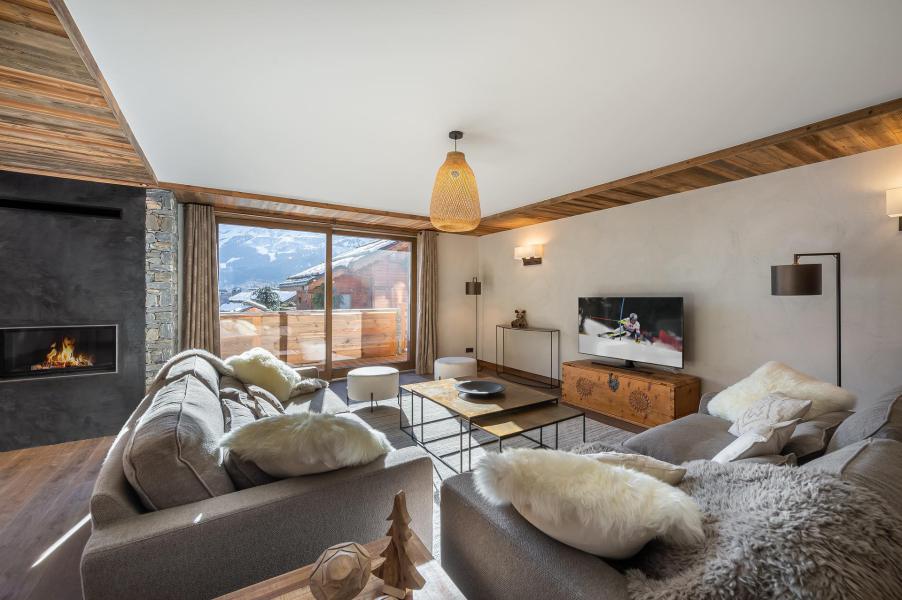 Vakantie in de bergen Appartement 5 kamers 10 personen (5) - Chalet les Flocons - Méribel - Woonkamer