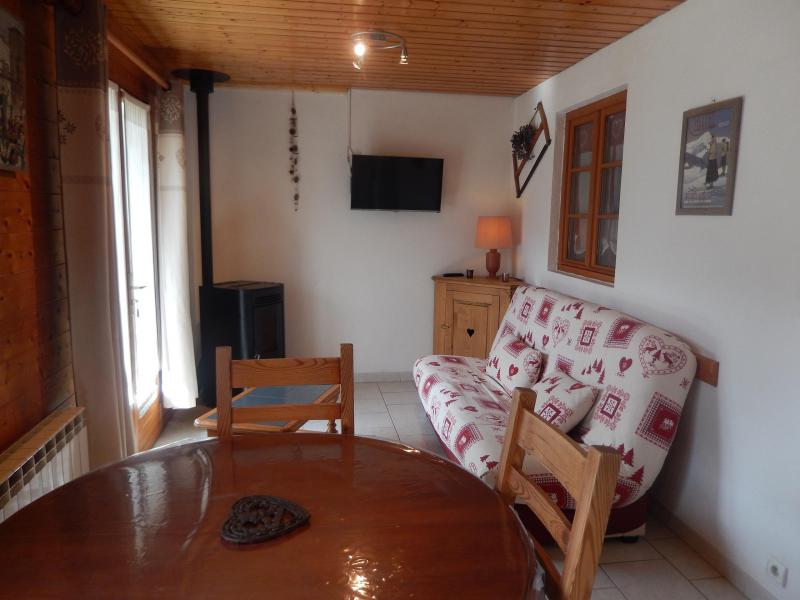 Wakacje w górach Apartament 2 pokojowy 4 osób - Chalet les Géraniums - Châtel - Pokój gościnny