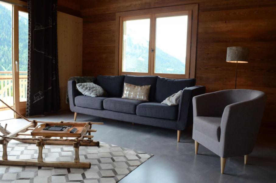 Holiday in mountain resort 4 room duplex apartment 6 people - Chalet LES GRENIERS (CHEZ DENIS) - Châtel - Living room