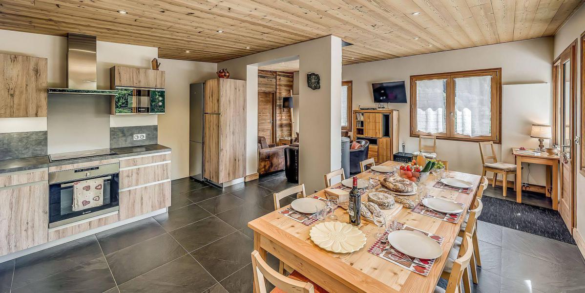 Vakantie in de bergen Chalet 5 kamers 10 personen (CH) - Chalet les Lauzes - Champagny-en-Vanoise - Woonkamer