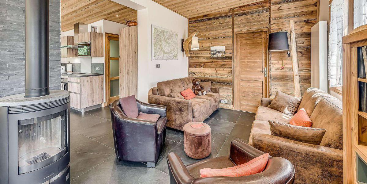 Vakantie in de bergen Chalet 5 kamers 10 personen (CH) - Chalet les Lauzes - Champagny-en-Vanoise - Woonkamer