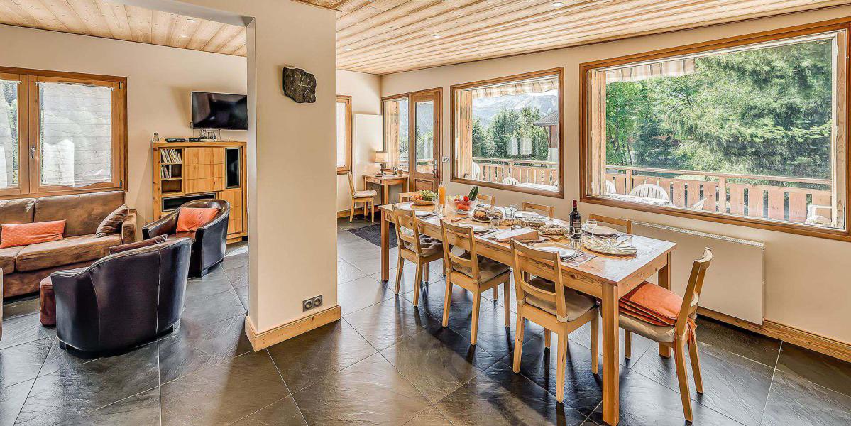 Vakantie in de bergen Chalet 5 kamers 10 personen (CH) - Chalet les Lauzes - Champagny-en-Vanoise - Woonkamer