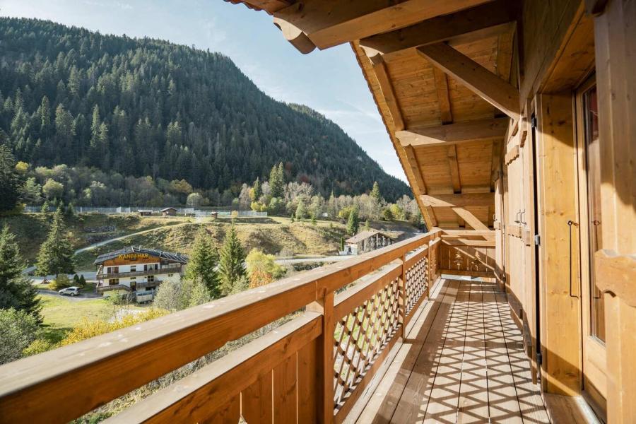 Holiday in mountain resort 6 room duplex chalet 15 people - Chalet Les Noisetiers - Châtel - Balcony