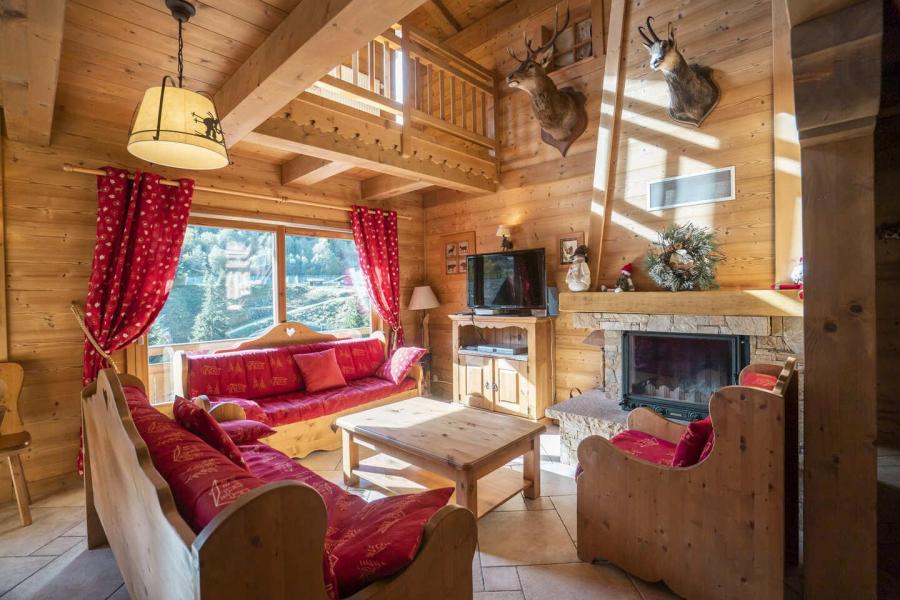 Vacances en montagne Chalet duplex 6 pièces 15 personnes - Chalet Les Noisetiers - Châtel - Séjour