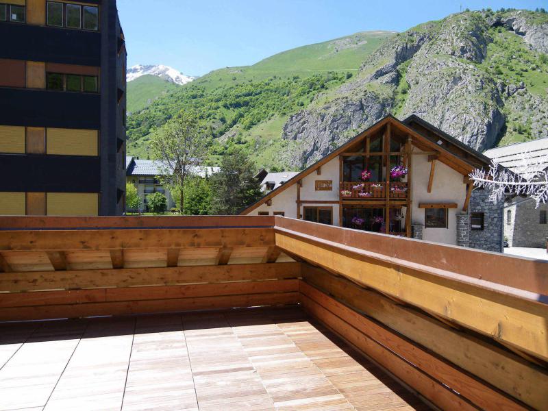 Urlaub in den Bergen 3 Zimmer Maisonettewohnung für 6 Personen (1) - Chalet les Pins - Valloire - Terrasse