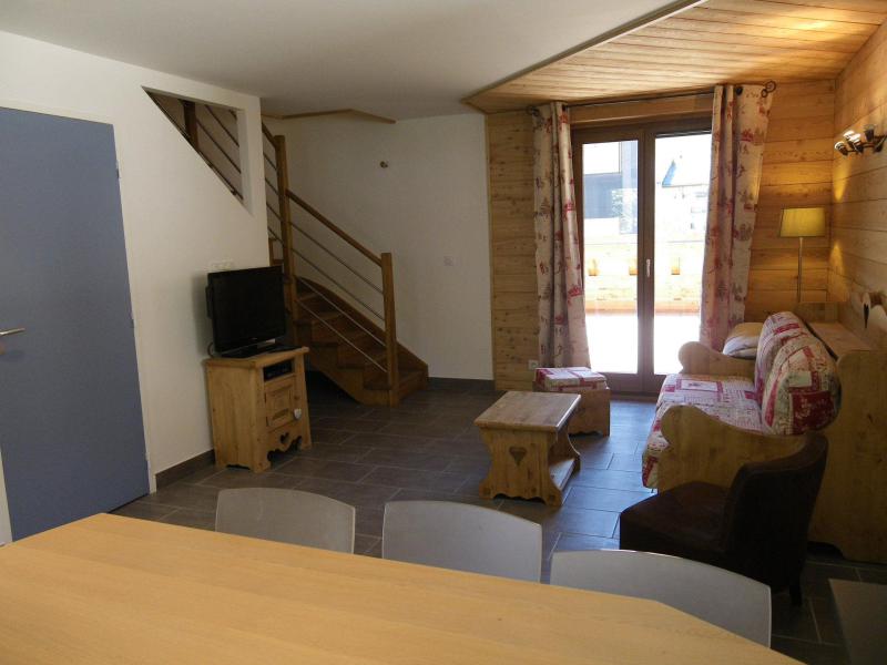 Urlaub in den Bergen 3 Zimmer Maisonettewohnung für 6 Personen (1) - Chalet les Pins - Valloire - Wohnzimmer