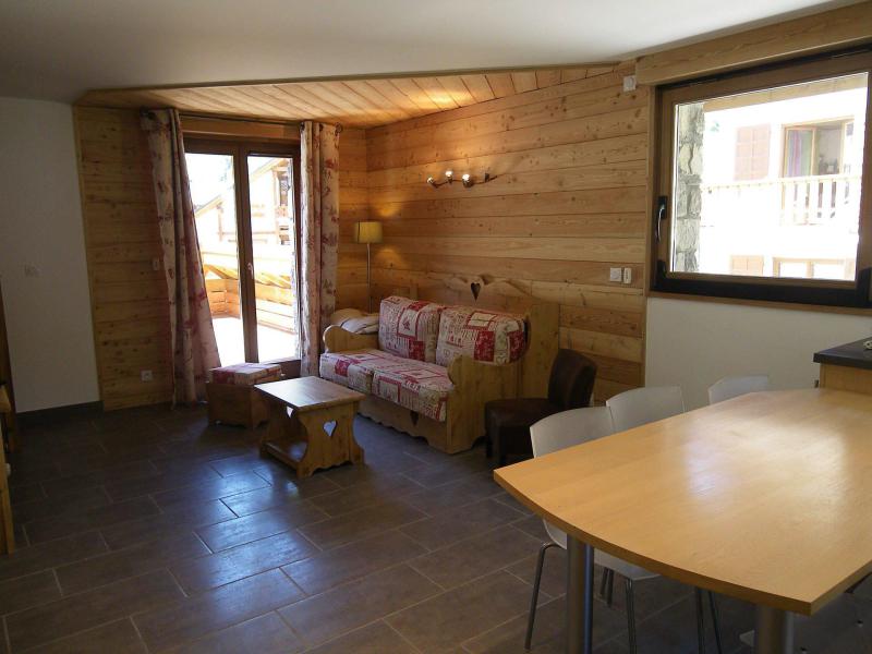 Vakantie in de bergen Appartement duplex 3 kamers 6 personen (1) - Chalet les Pins - Valloire - Woonkamer