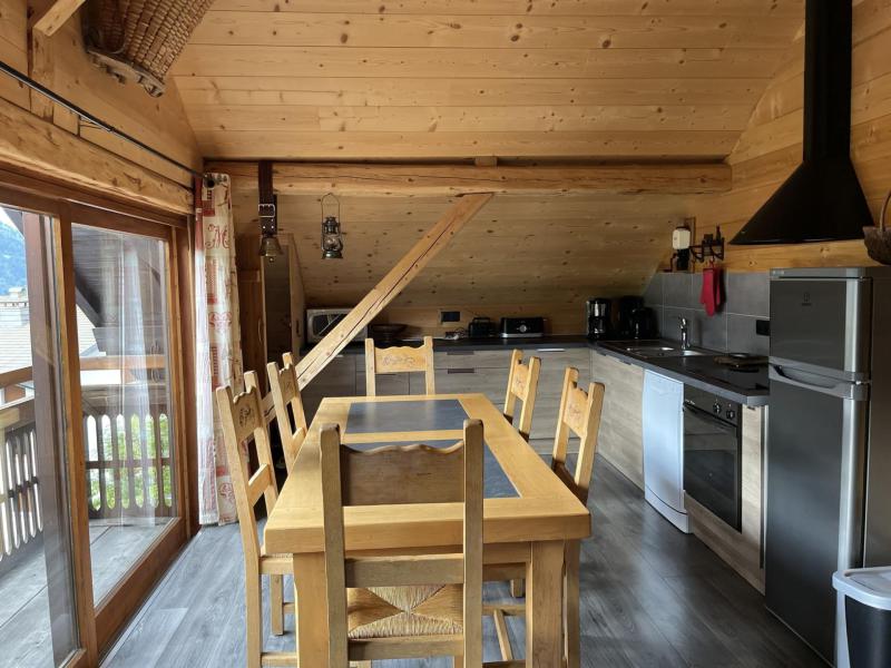 Vakantie in de bergen Appartement 3 kamers 5 personen (002) - Chalet les Pivottes - Châtel - Woonkamer