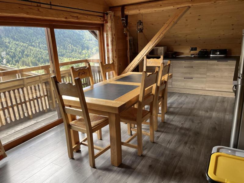 Vakantie in de bergen Appartement 3 kamers 5 personen (002) - Chalet les Pivottes - Châtel - Woonkamer