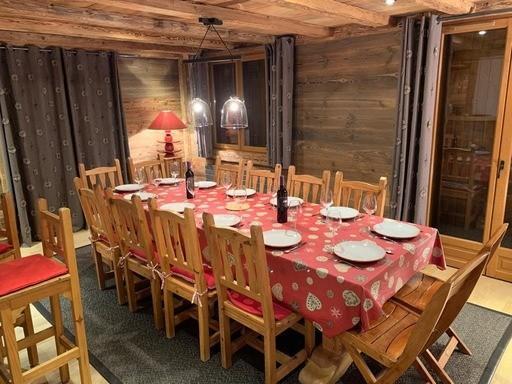 Holiday in mountain resort 7 room triplex chalet 12 people - Chalet les Tournesols 3 - Châtel - Dining area