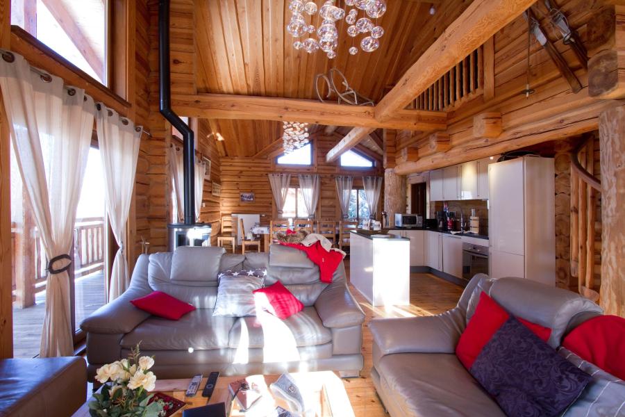 Urlaub in den Bergen Chalet Leslie Alpen 2 - Les 2 Alpes - Wohnzimmer