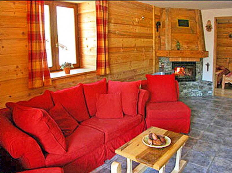 Holiday in mountain resort Chalet Levassaix - Les Menuires - Settee