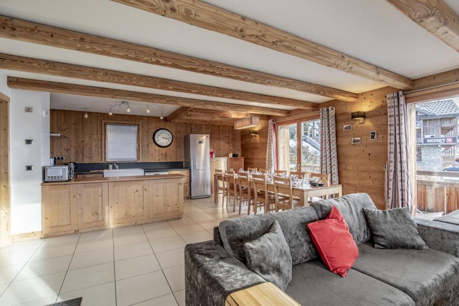 Urlaub in den Bergen Chalet Lili - Les Menuires - Wohnzimmer