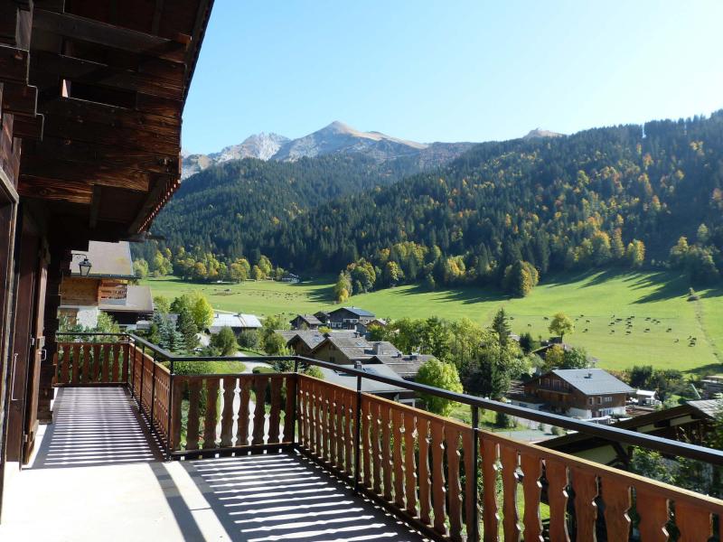 Vakantie in de bergen Chalet 5 kamers mezzanine 8 personen - Chalet Maq Ed Pavei - La Clusaz - Balkon