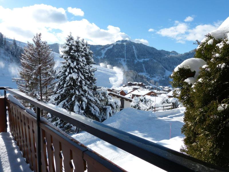 Vakantie in de bergen Chalet 5 kamers mezzanine 8 personen - Chalet Maq Ed Pavei - La Clusaz - Balkon