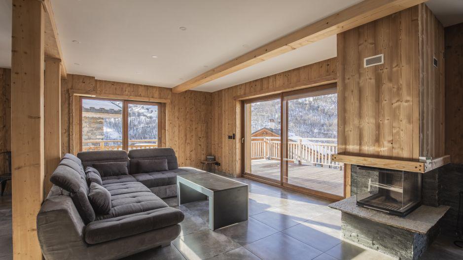 Holiday in mountain resort Chalet Matangie - Les Menuires - Living room
