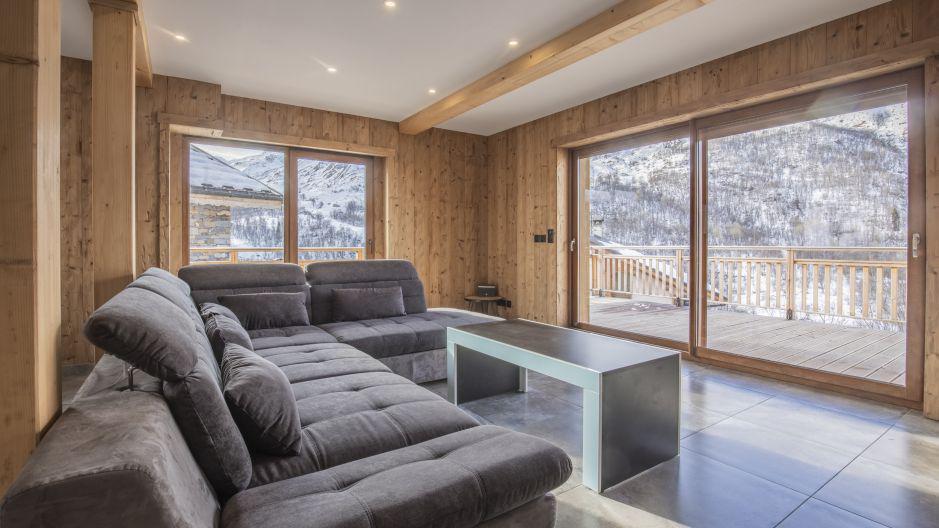 Holiday in mountain resort Chalet Matangie - Les Menuires - Settee