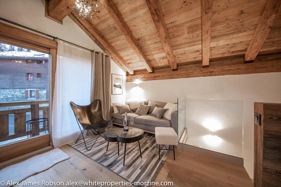 Holiday in mountain resort 2 room apartment 4 people - Chalet Mazot Bambi - Morzine - Living room