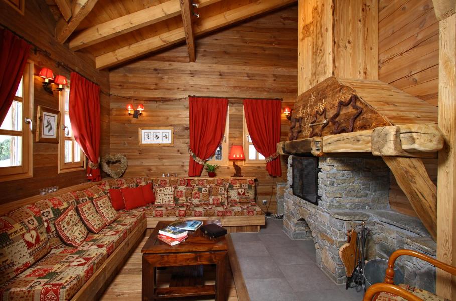 Holiday in mountain resort Chalet Mélusine - Alpe d'Huez - Living area