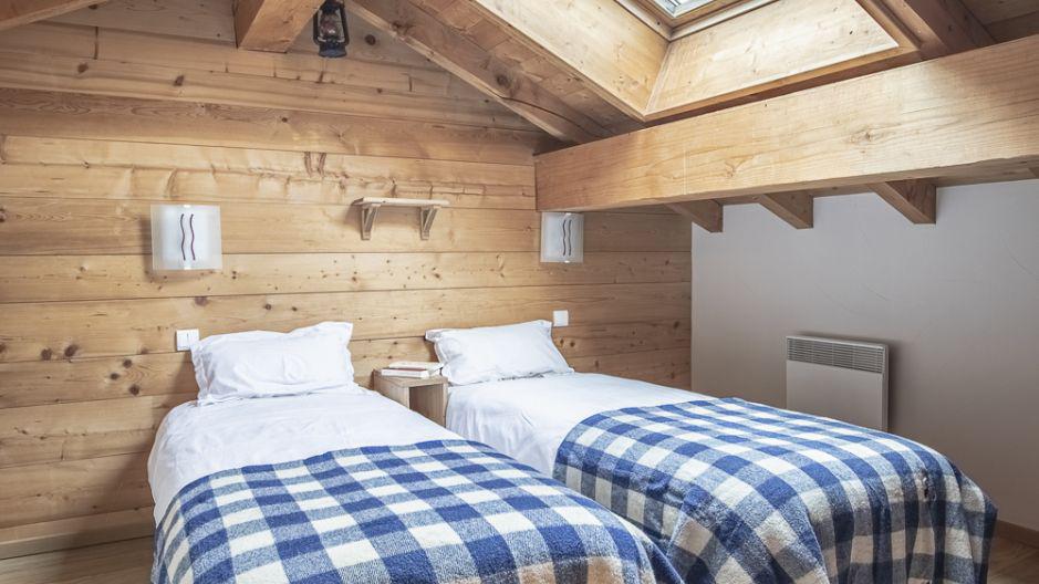 Holiday in mountain resort Chalet Mimosa - Saint Martin de Belleville - Twin beds