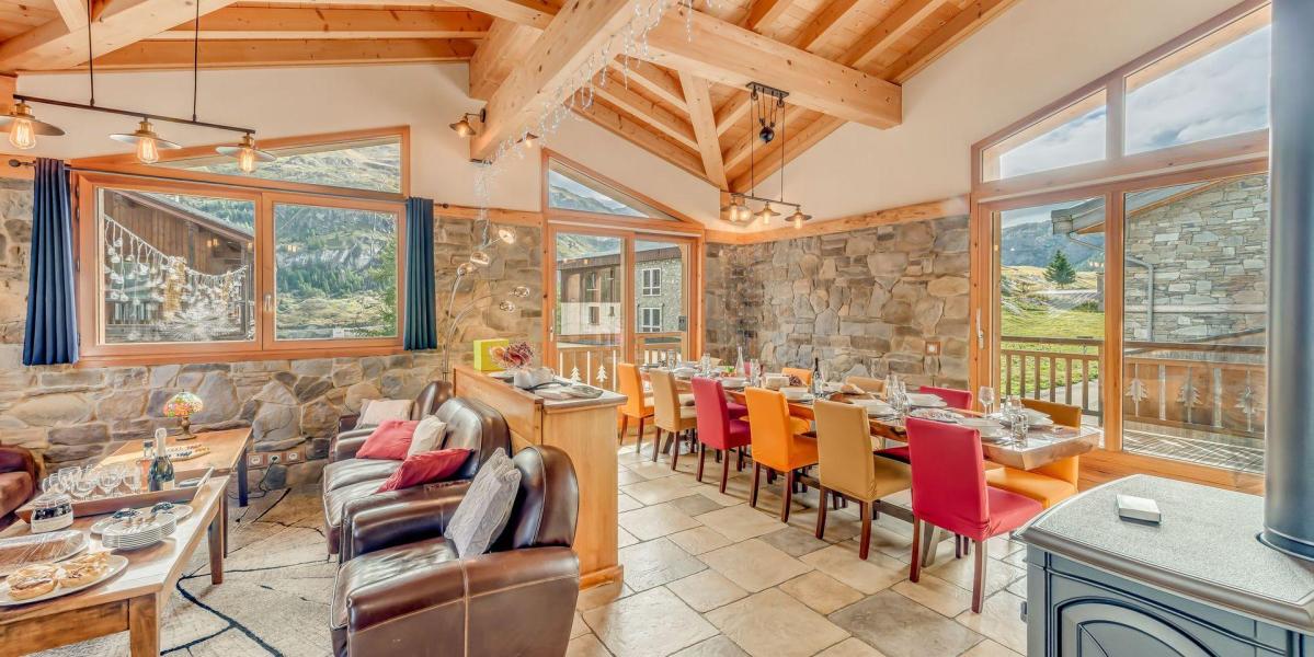 Holiday in mountain resort 7 room triplex chalet 12 people - Chalet Monte Bianco - Tignes