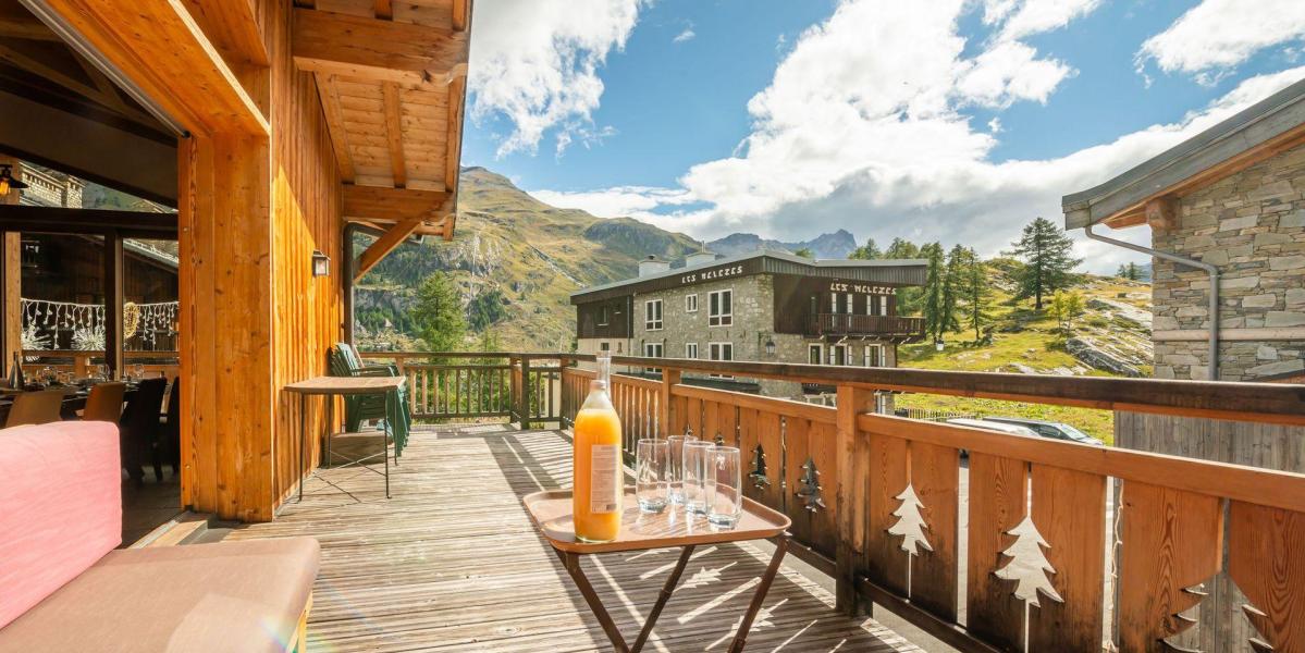 Holiday in mountain resort Chalet Monte Bianco - Tignes - Balcony