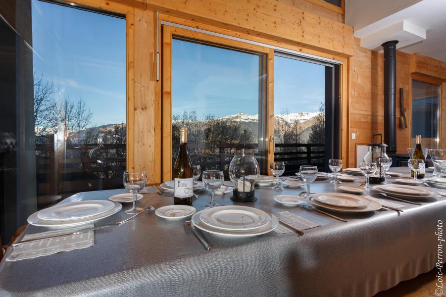 Vakantie in de bergen Chalet 7 kamers 12 personen (MTGSIN) - Chalet Montgésin - Montalbert - Woonkamer