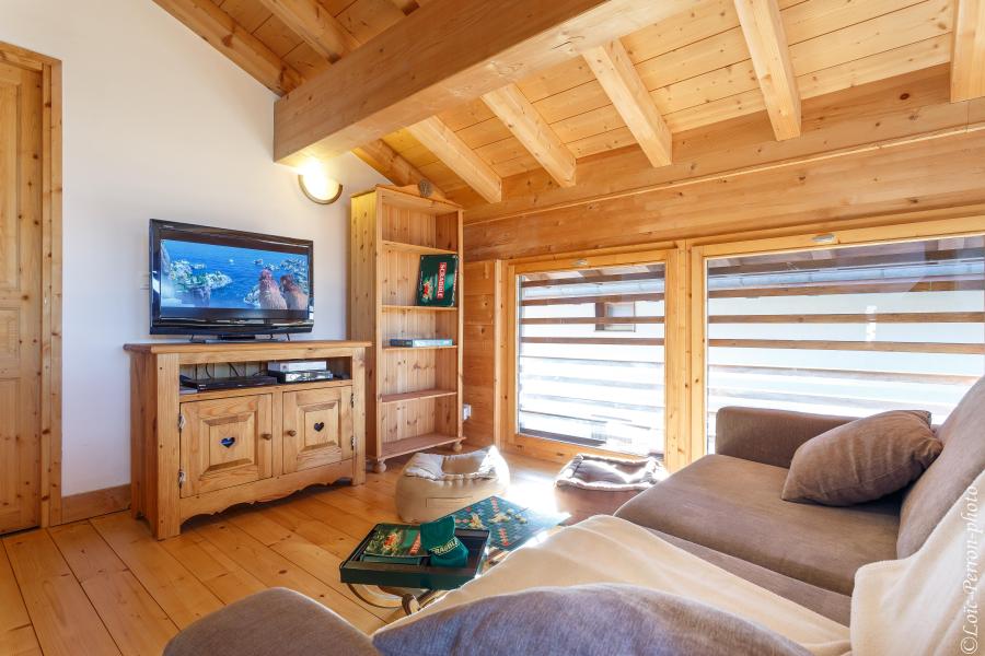 Vakantie in de bergen Chalet 7 kamers 12 personen (MTGSIN) - Chalet Montgésin - Montalbert - Woonkamer