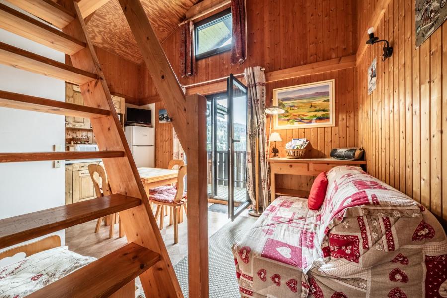 Urlaub in den Bergen Doppelchalethälfte 2 Zimmer für 6 Personen - Chalet Moudon - Les Gets - Wohnzimmer