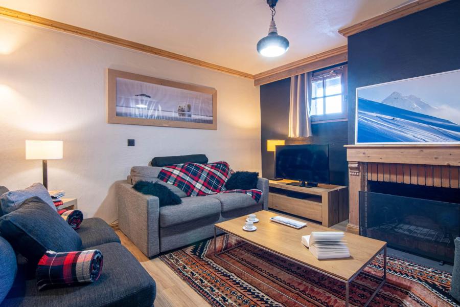 Urlaub in den Bergen 5 Zimmer Maisonettewohnung für 8 Personen (302) - Chalet Mouflon - Val Thorens - Wohnzimmer