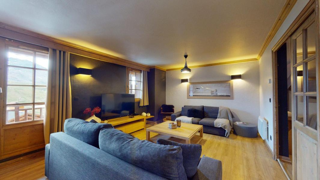 Holiday in mountain resort 6 room duplex apartment 12 people (301) - Chalet Mouflon - Val Thorens - Living room